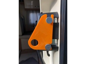 camper furgone porta serratura 3d print model - Mito3D