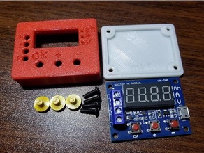 case cheap 18650 battery capacity tester supports needed hw586 3d print model - Mito3D