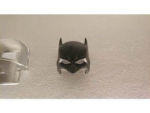 batman cowl wall mask 3d print model - Mito3D