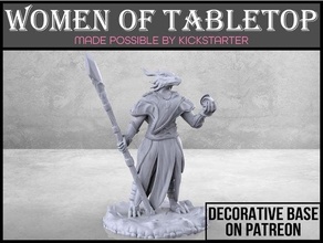 dragonborn sorcière table miniature dnd donjons dragons fantaisie femelle Jeu jeu fille humanoïde mini rôle rpg femme femmes 3d print model - Mito3D