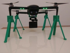 temel para dron destek Uçan göz Ekle kamera özelleştirmek düşkün dronlar fpv pataş sg906 zlrc canavar 3d print model - Mito3D