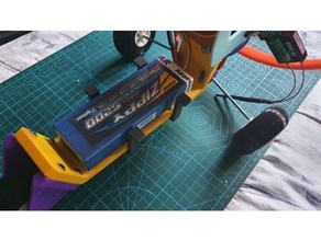 soporte bateria Lipo Motorschirm rc 3d print model - Mito3D