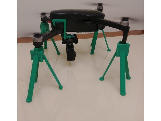 soporte mara dron + cardán apoyo zumbido cámara genérico sg906 Pro 3D print model - Mito3D