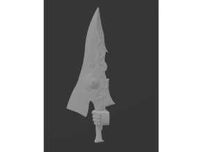 chaos sword eat souls 28mm 40k edge soul space marine warhammer 3d print model - Mito3D