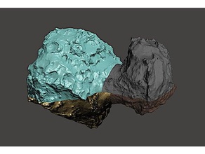 67p churyumov gerasimenko chouri Apolo ariane 5 asteroide Unido cometa conquista exploración jaxa Júpiter mercurio nasa philae Investigacion cohete Rosetta soyouz astronave 3d print model - Mito3D