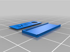 canlı işaret kaymak tabak Kulp destek 3d print model - Mito3D