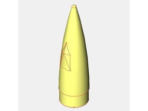 kemerler pnc 165 yeniden yaratma roketler estes model roket 3d print model - Mito3D