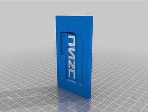 unsc logo şablonlar hale magnum şef oyun tabanca garip işler destek şablon video oyunu 3d print model - Mito3D