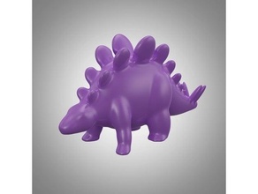 stegosauro bobina dinosauro domestico 3d print model - Mito3D