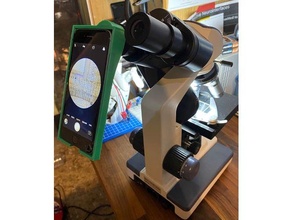 i phone 6 microscopio 28mm oculare adattatore 3d print model - Mito3D