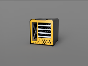 4xhdd nas itx mini-itx server 3d print model - Mito3D