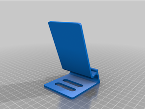 phone holder whith text 3d print model - Mito3D