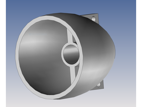 labjet mecanumeric protective bell 3d print model - Mito3D
