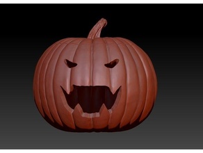 Halloween citrouille 3 3d print model - Mito3D
