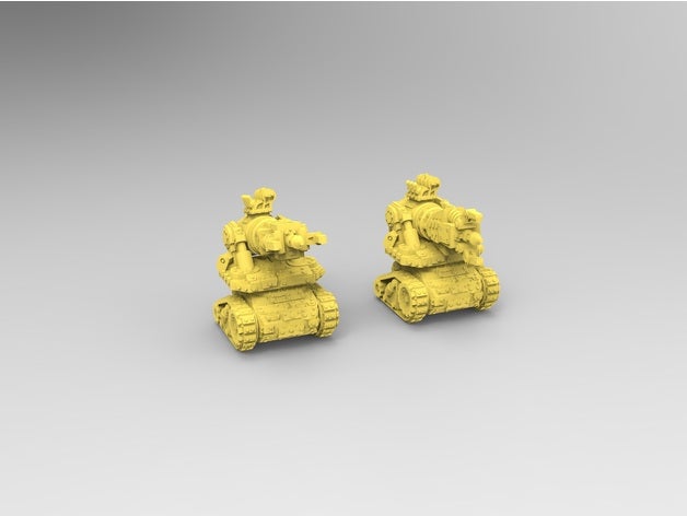 grot mechanized artillery 3D print model - Mito3D