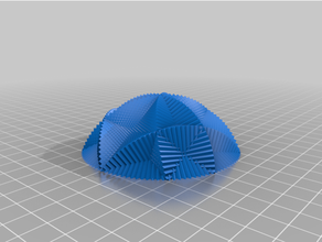 four axis cubo girar hiperboloide eje rotación 3d print model - Mito3D