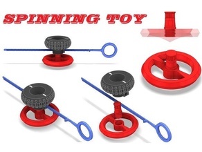 spinner toy pull rod zipper fidget gear toys slide 3d print model - Mito3D
