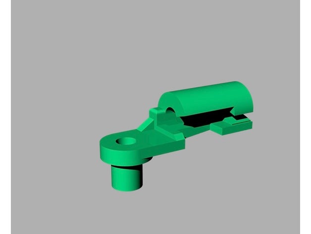 giulietta cavo apri porta holder 3D print model - Mito3D