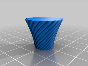 simple vase 3d print model - Mito3D