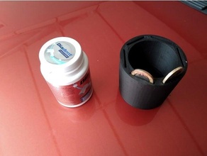 goma mascar suporte lata auto 3d print model - Mito3D