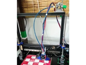 Makerfarm Pegasus axis linear Schiene + Bowden Umwandlung 10 12 8 3d print model - Mito3D