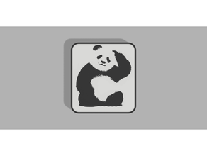 neugierig Panda 3d print model - Mito3D