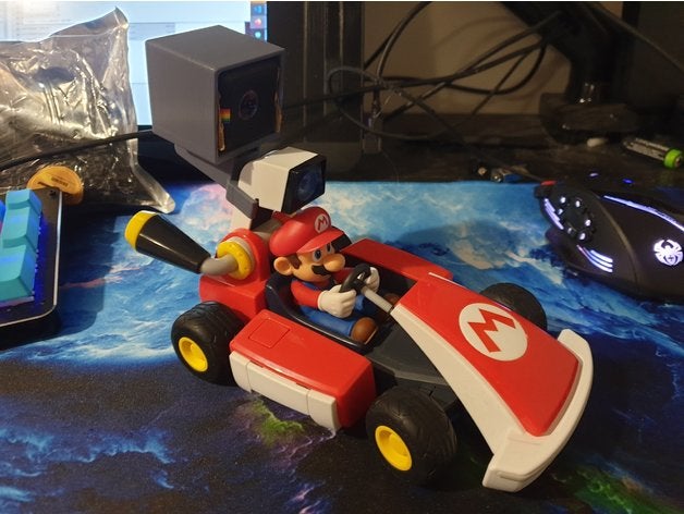 mario kart vivre action came monter 3D print model - Mito3D