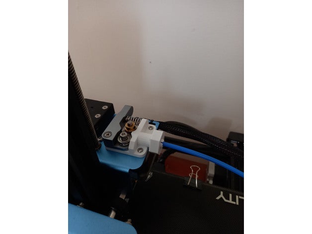 Creality cr10 iplik ekstrüder blok dişli bağlayıcı fındık anahtar Bowden 3D print model - Mito3D