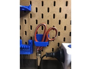 scissors skadis mount holder 3d print model - Mito3D