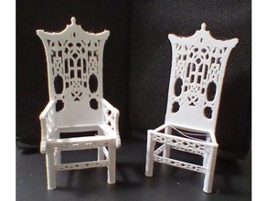 chinoiserie chairs 3d print model - Mito3D