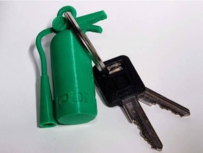 Feuerlöscher Schlüsselbund Verstärker Fiero Schlüssel Schlüsselring Pontiac 3d print model - Mito3D