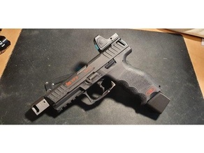 airsoft vp9 pistola Compans 3d print model - Mito3D
