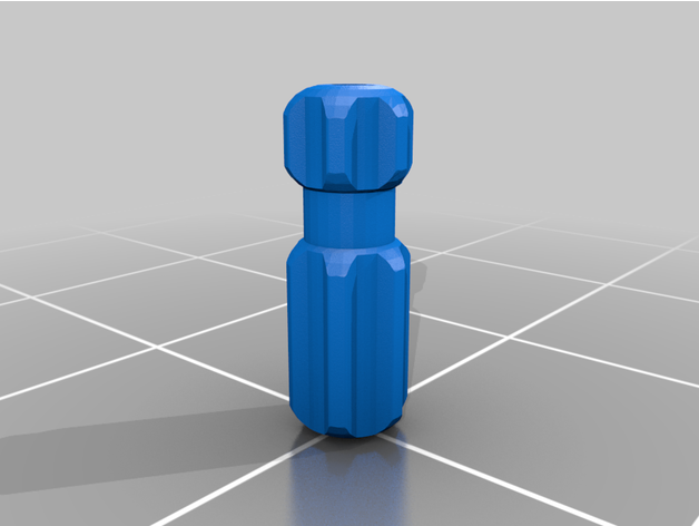 parafuso motorista reversível 3D print model - Mito3D