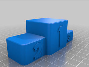 miniature podium 3d print model - Mito3D