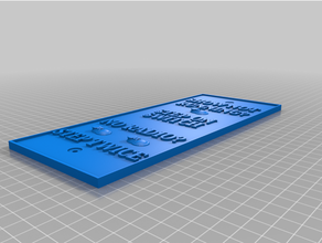 foot switch sign light 3d print model - Mito3D