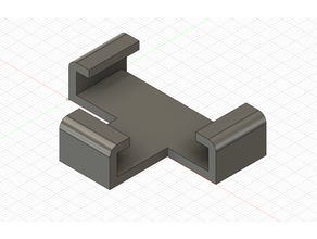 Led şerit uzak kontrol Kulp destek 3d print model - Mito3D