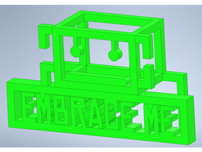 Umarmung 3d print model - Mito3D