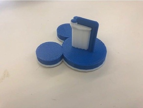 Mickey fare kafa bandı Kulp destek 3d print model - Mito3D