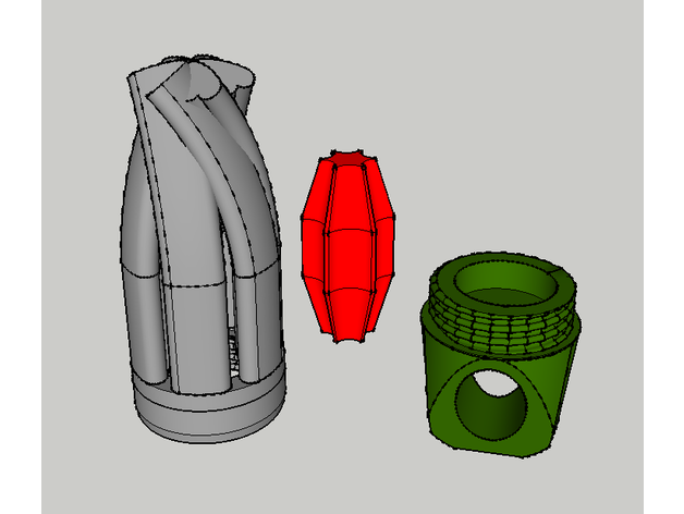 Llavero kafes 3D print model - Mito3D