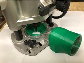 Makita rt0700cx2j poeira colecionador removedor einsatz instert roteador rt0700 3d print model - Mito3D
