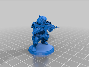 soldier valmar mk power armor 3d print model - Mito3D