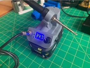 hakko t12 & ryobi soldering station battery portable 18v iron 3d print model - Mito3D