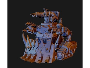 ork tanque comandante 3d print model - Mito3D