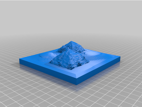 lil pirâmide antigo low poly 3d print model - Mito3D
