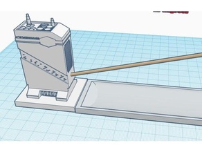 futuro Alto modular incienso soporte 3d print model - Mito3D