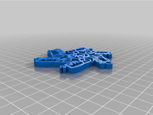 fuflake 2020 3D print model - Mito3D