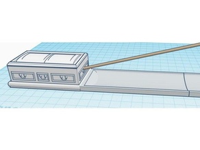 coffin modular incense holder 3d print model - Mito3D