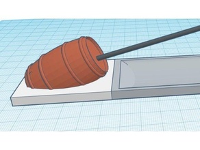 barrel modular incense holder 3d print model - Mito3D