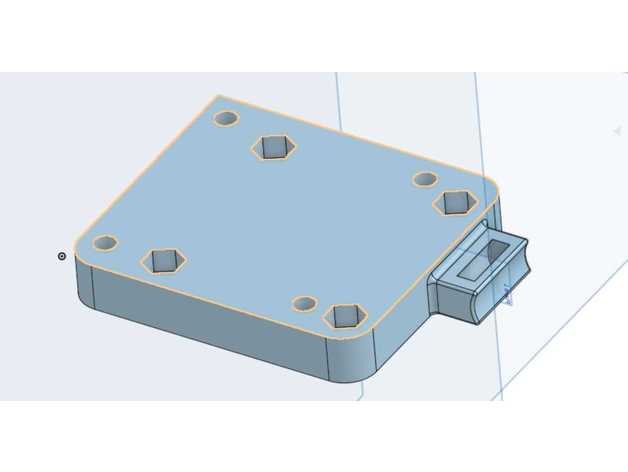 hemera ender 3 Bowden adaptador plato 3D print model - Mito3D