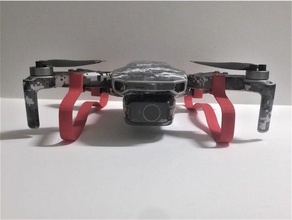 dji mavic mini universal tactical landing gear air 2 clutch pro drone win snow skis 3d print model - Mito3D